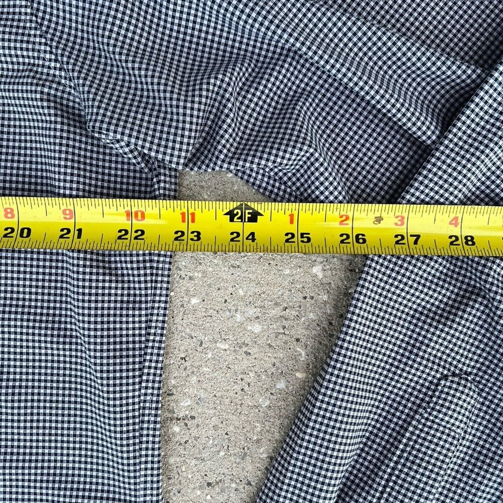 Michael Kors Shirt Slim Fit XL Blue White Button Up‎ Long Sleeve Cotton - Picture 7 of 9